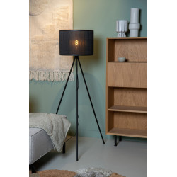 Lampadaire Tagalog noir E27 40 W LUCIDE