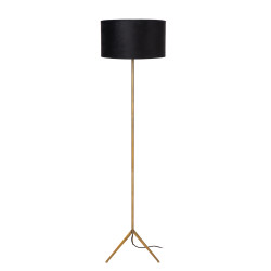 Lampadaire Tondo or mat E27 60 W LUCIDE
