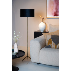 Lampadaire Tondo or mat E27 60 W LUCIDE