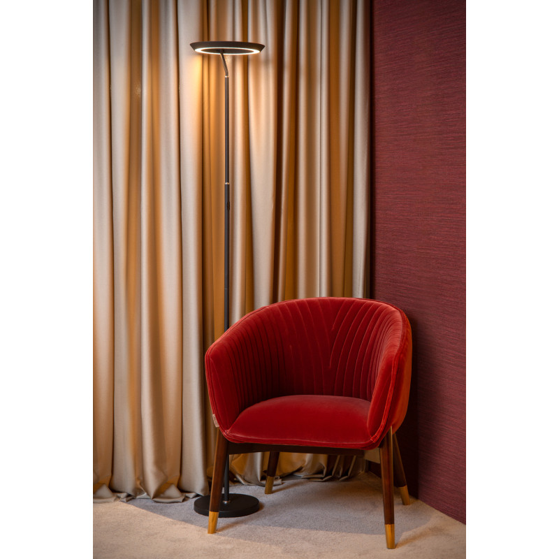 Lampadaire LED Celeste noir 21 W LUCIDE