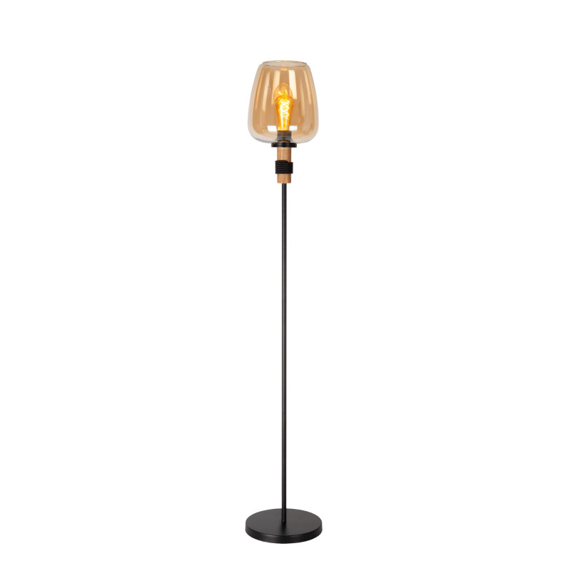 Lampadaire Ilona ambre E27 40 W LUCIDE