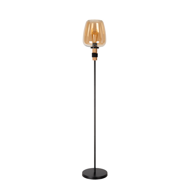 Lampadaire Ilona ambre E27 40 W LUCIDE