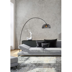 Lampadaire Mesh noir E27 60 W LUCIDE
