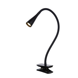 Lampe à pince LED Zozy noire 4 W LUCIDE