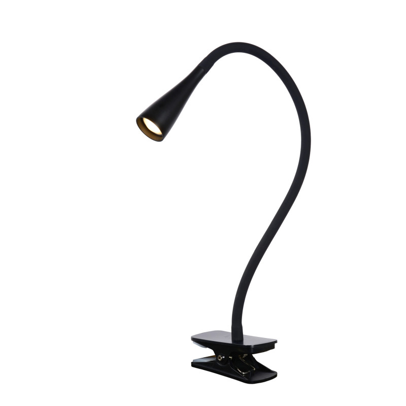 Lampe à pince LED Zozy noire 4 W LUCIDE