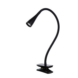 Lampe à pince LED Zozy noire 4 W LUCIDE