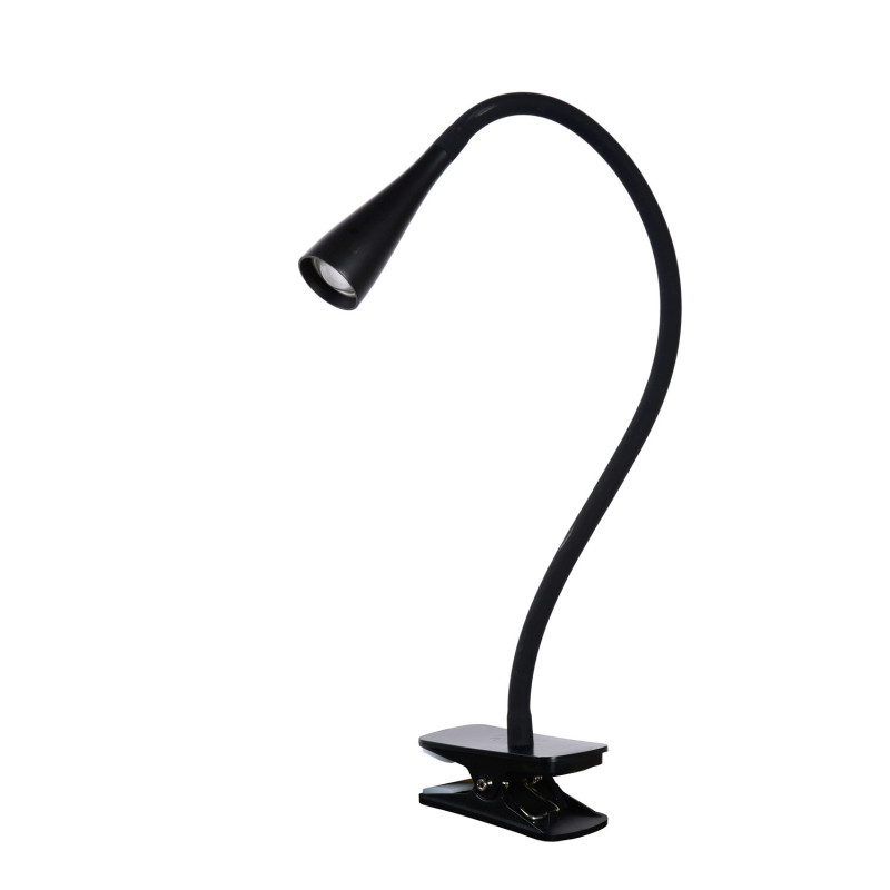 Lampe à pince LED Zozy noire 4 W LUCIDE