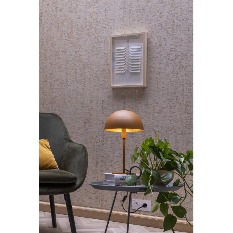 Lampe de table Siemon ocre E14 25 W LUCIDE