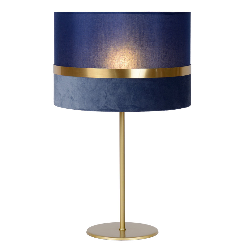Lampe de table Tusse bleue E14 40 W LUCIDE