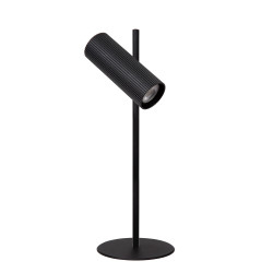 Lampe de table Clubs noire GU10 40 W LUCIDE
