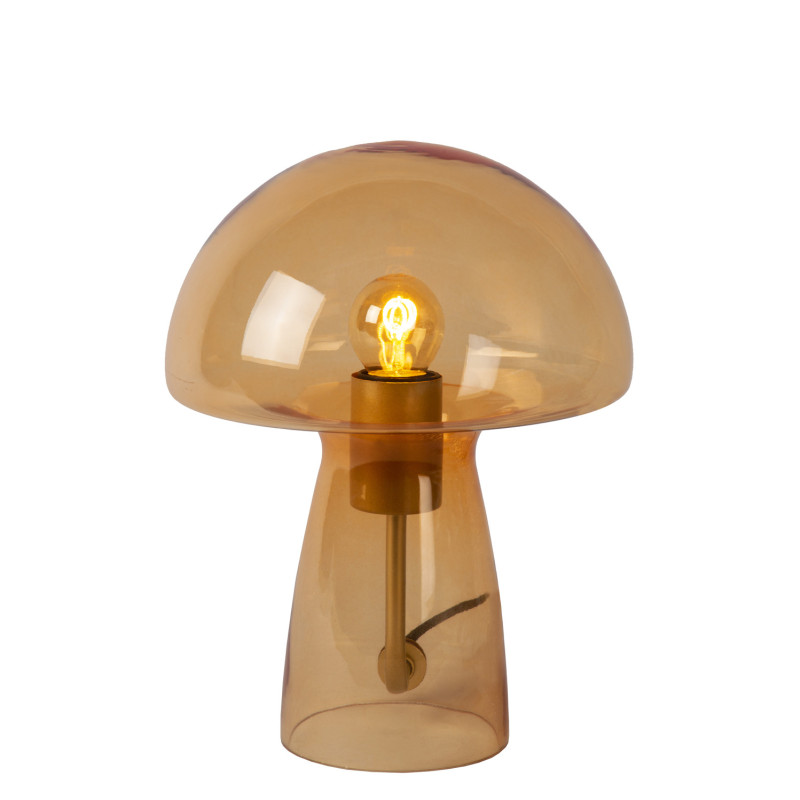 Lampe de table Fungo orange E27 60 W LUCIDE