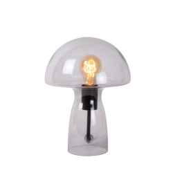 Lampe de table Fungo fumée E27 60 W LUCIDE