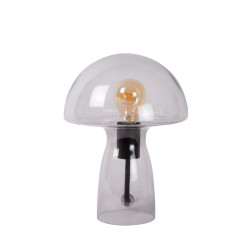 Lampe de table Fungo fumée E27 60 W LUCIDE