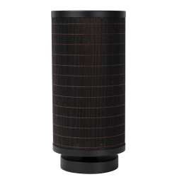 Lampe de table Tagalog noire Ø 15 cm E27 40 W LUCIDE