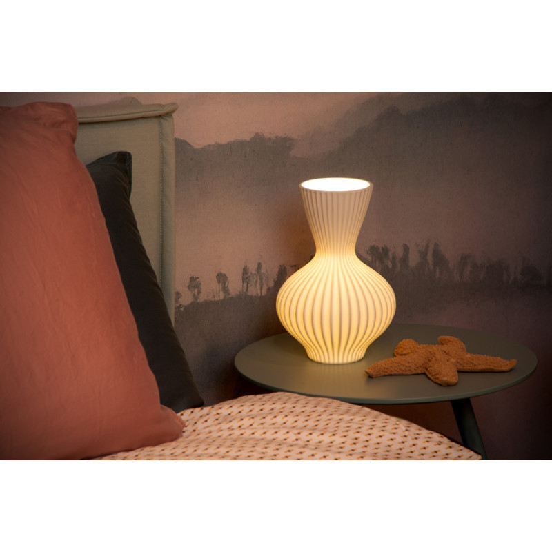 Lampe de table Momoro blanche Ø 19