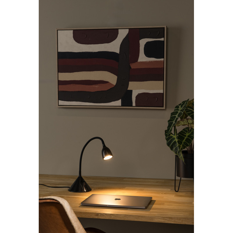 Lampe de bureau LED Milo noire 3