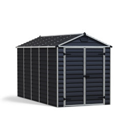 Abri de jardin en résine Skylight gris foncé 1