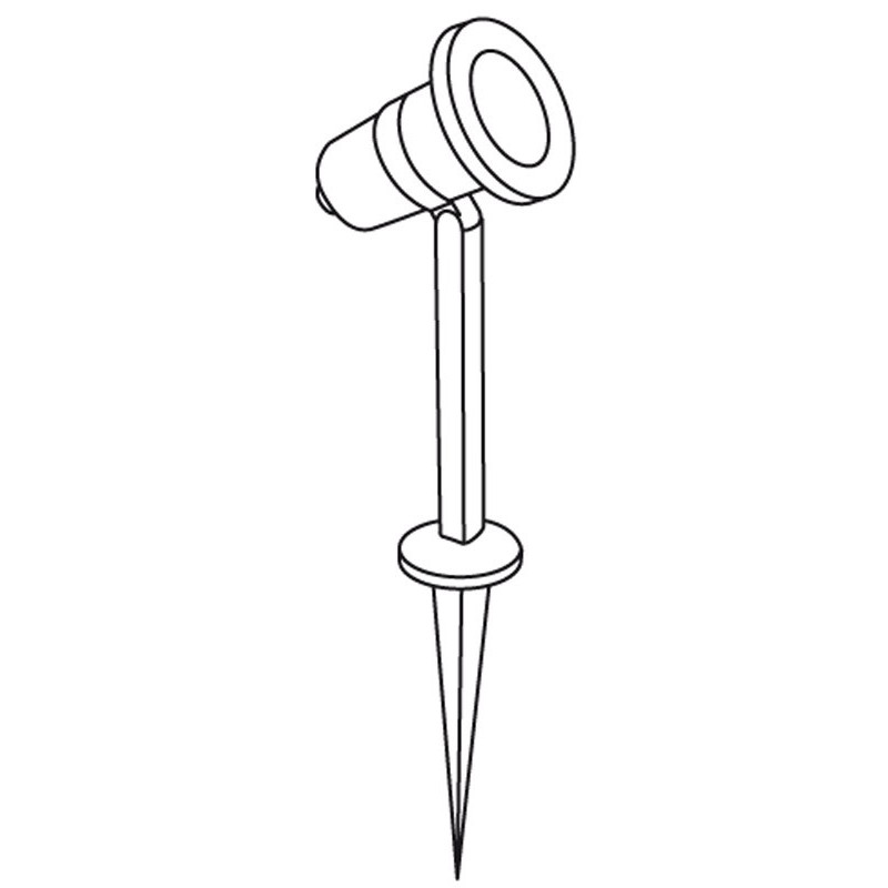 Spot extérieur LED à planter Nema GU10 5 W EGLO