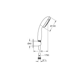 Set de douche Vitalio Start 110 – Confort optimal | GROHE