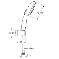 Set Douche Vitalio Start 110 – Confort et Design | GROHE