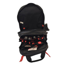 Sac à dos de chantier résistant équipé avec 10 outils | OUTILAC