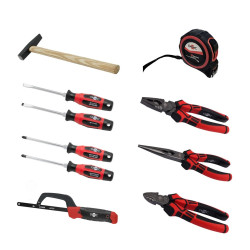 Sac à dos de chantier résistant équipé avec 10 outils | OUTILAC