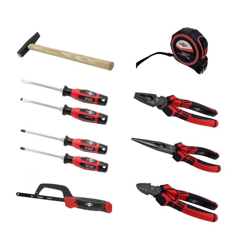 Sac à dos de chantier résistant équipé avec 10 outils | OUTILAC