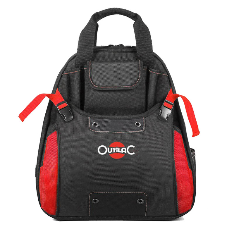 Sac à dos de chantier résistant équipé avec 10 outils | OUTILAC
