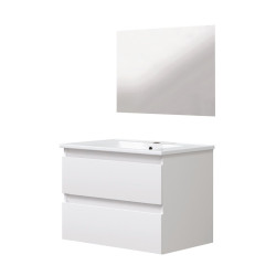 Ensemble de salle de bain Lila blanc 60 cm ONDEE