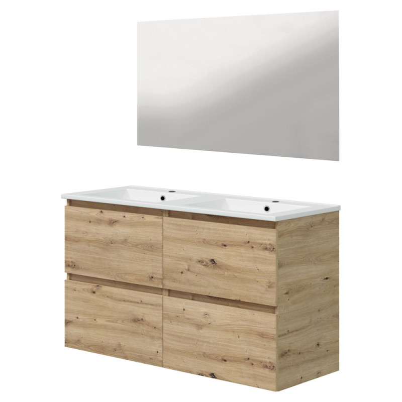 Ensemble de salle de bain Lila bois 120 cm ONDEE