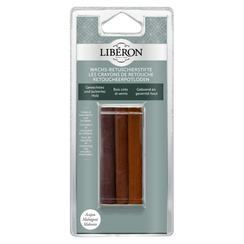 Crayon Retouche Bois Acajou – Répare et Masque | LIBERON