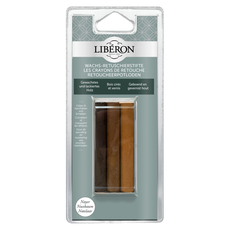 Crayon retouche bois noyer – Répare vos meubles | LIBERON
