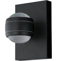Applique extérieure LED Sesimba noire 2 x 3,7 W EGLO