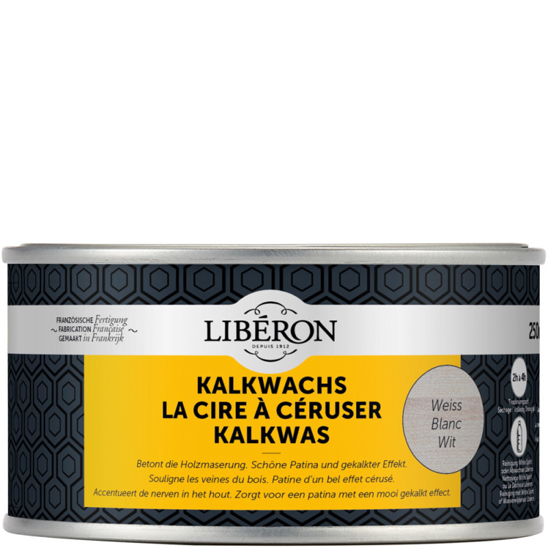 Cire à Céruser Blanche 0,25 L – Effet patiné | LIBERON