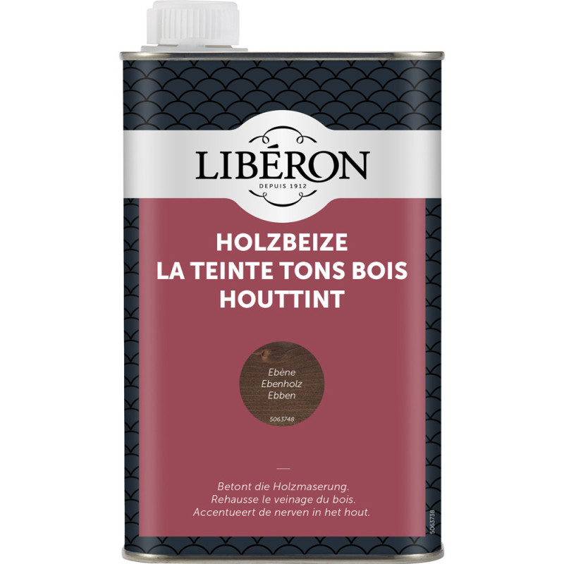 Teinte Bois Ébène 0,5L – Rénovez vos meubles | LIBERON
