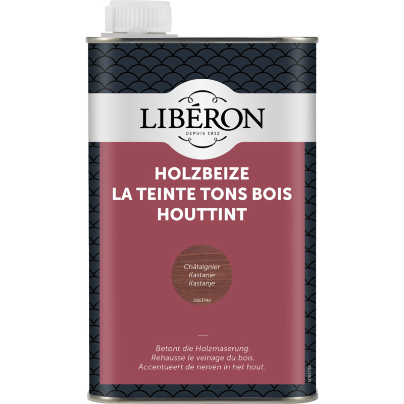 Teinte Bois Châtaignier 0,5L – Protection Durable | LIBERON