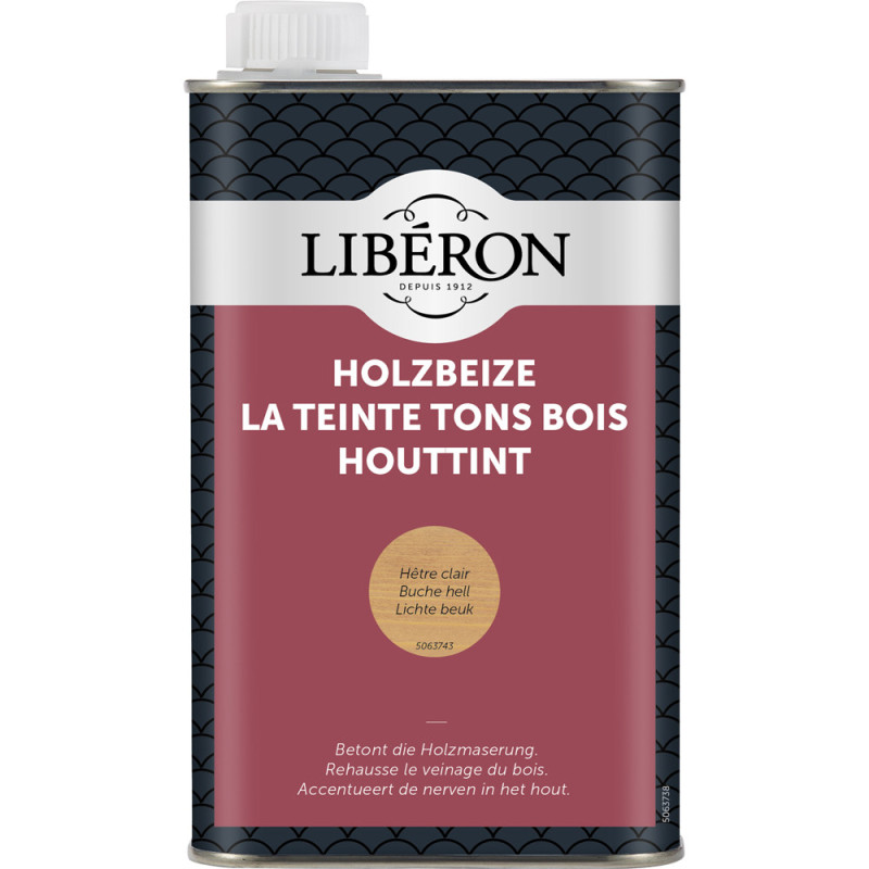 Teinte Bois Hêtre Clair 0,5L – Sublimez vos meubles | LIBERON