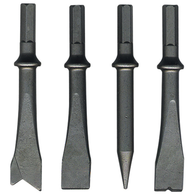 Set de burins hexagonaux 125 mm 4 pièces | CRIKO