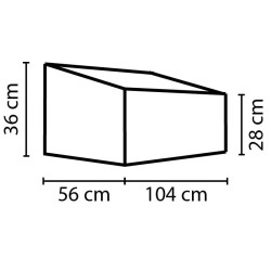 Mini-serre Feronia 104 x 56 x 36 cm VITAVIA