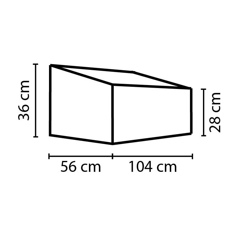 Mini-serre Feronia 104 x 56 x 36 cm VITAVIA