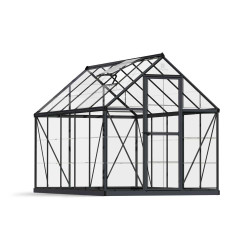Serre polycarbonate Harmony grise 5,4 m² – Culture Facile | CANOPIA