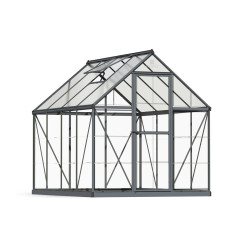 Serre Polycarbonate Hybride Grise 4,4 m² – Culture Facile | CANOPIA