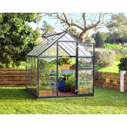 Serre Polycarbonate Hybride Grise 4,4 m² – Culture Facile | CANOPIA
