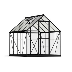 Serre Polycarbonate Hybride Noire 4,4 m² – Culture Facile | CANOPIA