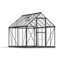 Serre Polycarbonate Hybride Grise 5,4 m² – Culture Facile | CANOPIA