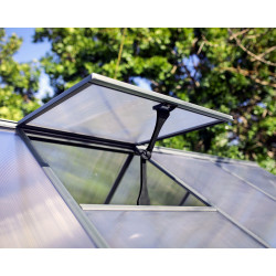 Serre Polycarbonate Hybride Grise 5,4 m² – Culture Facile | CANOPIA