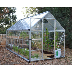 Serre polycarbonate Hybrid 6,6 m² – Culture Facile | CANOPIA