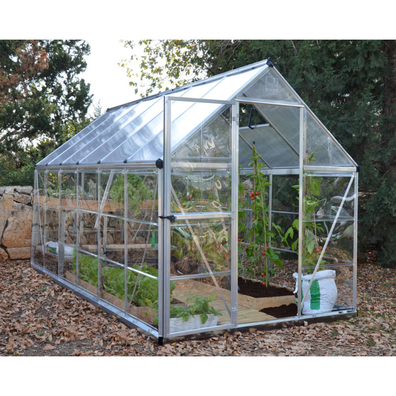 Serre polycarbonate Hybrid 6,6 m² – Culture Facile | CANOPIA