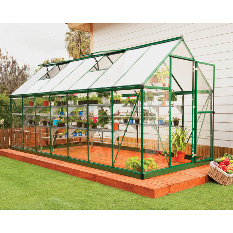 Serre Polycarbonate Hybride 7,6 m² – Culture Facile | CANOPIA