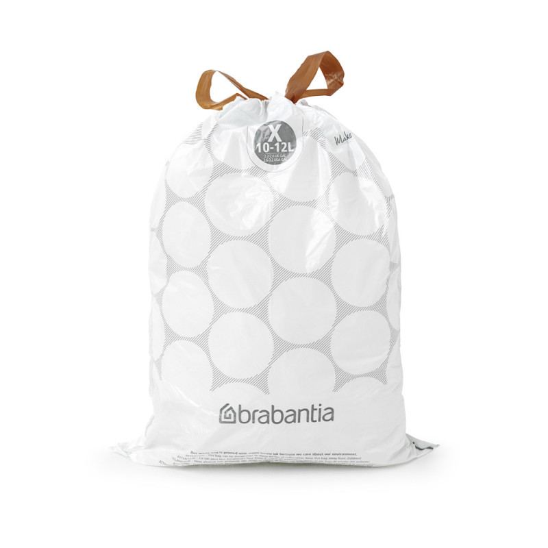 Sacs Poubelle PerfectFit X 10-12L – 20 pièces | BRABANTIA